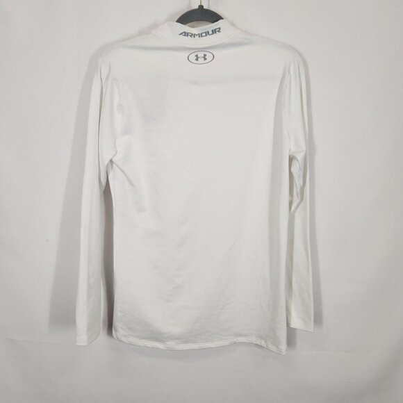 Under Armour Men's ColdGear Armour Mock Neck Long Sleeve Shirt Size Medium - Picture 3 of 6